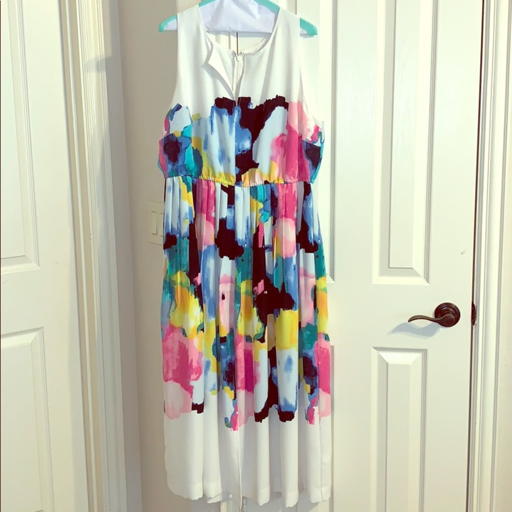 Lela Rose for Lane Bryant sleeveless summer dress